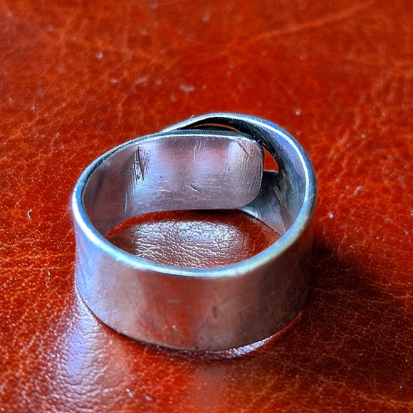 Vintage Silver Tigers Eye Ring - Picture 5 of 7